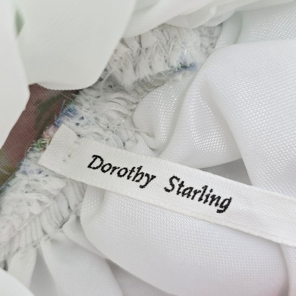 Vintage Dorothy Starling Doll Dress Vintage Hydrangea Floral Print Puffy Skirt - Picture 4 of 7